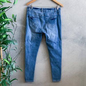 Tu Distressed Ripped Skinny Jeans With 